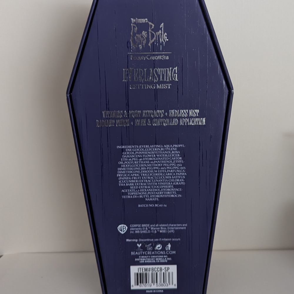 Beauty Creations x Tim Burton's Corpse Bride Everlasting Setting Mist - Picture 2 of 3